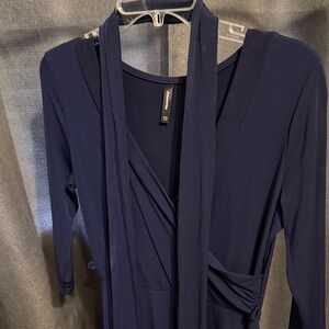 Zara Navy Maxi Dress